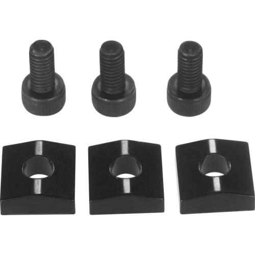 3pcs Electric Guitar Tremolo Bridge String Locks Strings Locking System Metal Nut Block & Clamp Hex Screws Guitar Accessories