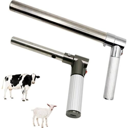 Cow Endoscope Sheep Cattle Stainless Steel Endoscope Lamp For Animal Examine Device Hysteroscope Veterinary Equipment 1PCS