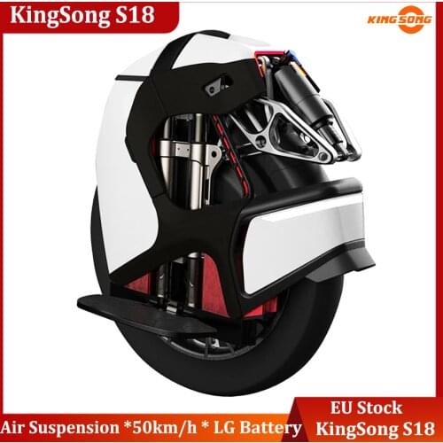Original KS S18 Shock absorbing unicycle Frosted black white International Version without speed limit