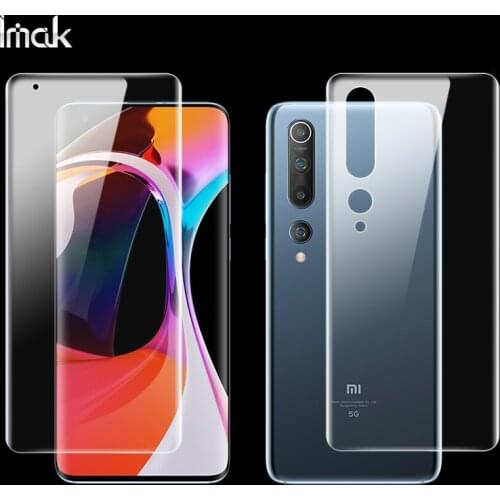 Imak Hydrogel III Film For Xiaomi MI 10 Pro MI10 Rear Front Back Screen Protective Transparent oleophobic Protective Film