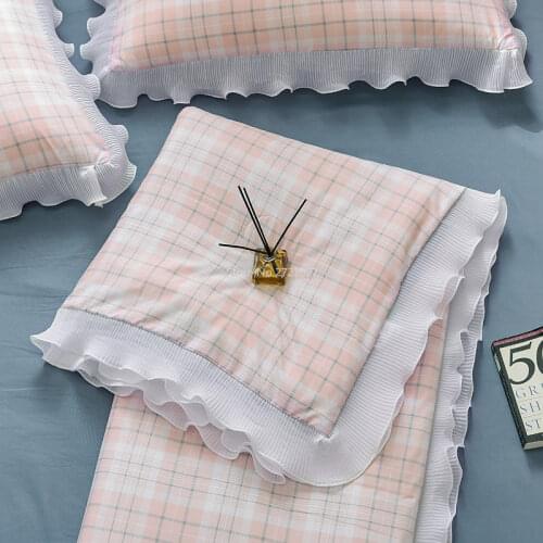 Summer Cool Summer Quilt Four-piece Set of Simple and Fresh Lace Air-conditioning Summer Quilt