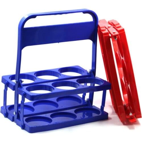 Reusable 6 Pack Beer Bottle Carrier Drink Caddy Holder Durable Foldable Bar Liqueur Wine Beer Rack Basket Cup Organizer