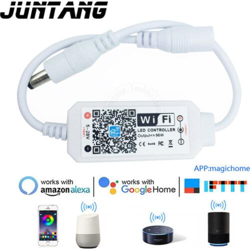 2pcs LED light bar wifi controller monochrome smart APP remote control monochrome light with light bar controller dimmer