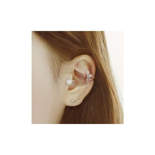 New Fashion silver plated Earrings jewelry Korean version Fashion wing female models