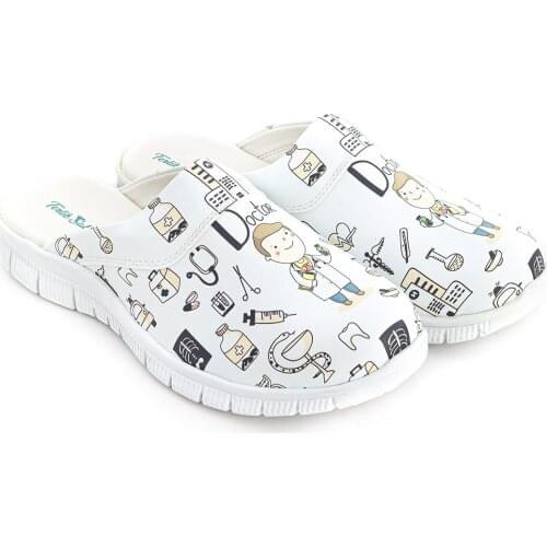 Orthopedic Sabo Slippers 2021 New Women Comfortable Comfort Nurse Doctor Hospital Orthopedic Cook Work Slippers Quality Medical