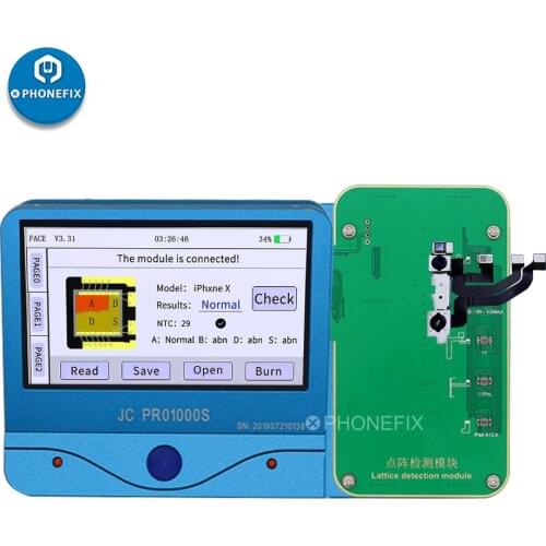 JC Pro1000S JC Programmer Face Dot Matrix Read Write for iPhone X XS MAX 11 11Promax Face ID Repair Dot Cable Moving High Low