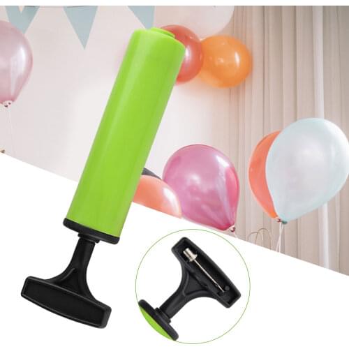 Portable Air Pump Football Soccer Swimming Ring Air Pump Inflatable Ball Plastic Hand Air Pump With Inflating Gas Needle Adaptor