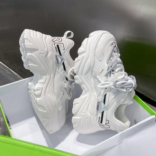 Luxury Women Sneakers Autumn Women;s Chunky Shoes Fashion White Sports Shoe Platform Female Footwear Tennis Tenis Con Plataforma