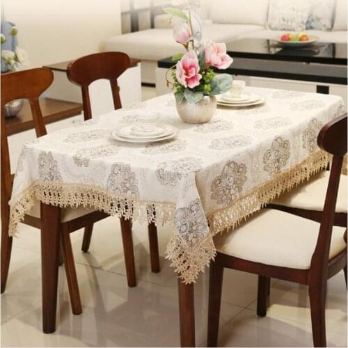 Proud Flower Modern Waterproof Table Cloth Oilproof Tablecloths Rectangular Table Cover Plastic Table Cloth Custom