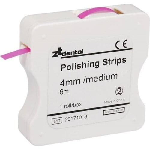 1 Box Dental Polishing Strip 4mm Resin Tooth Interdental Sanding Grinding Whitening Teeth Surface Dentistry Lab Supplie