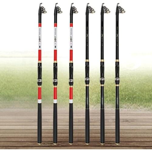 Carbon Fiber Telescopic Fishing Rod Large Guide Ring for Saltwater Sea Ocean Fishing FK88