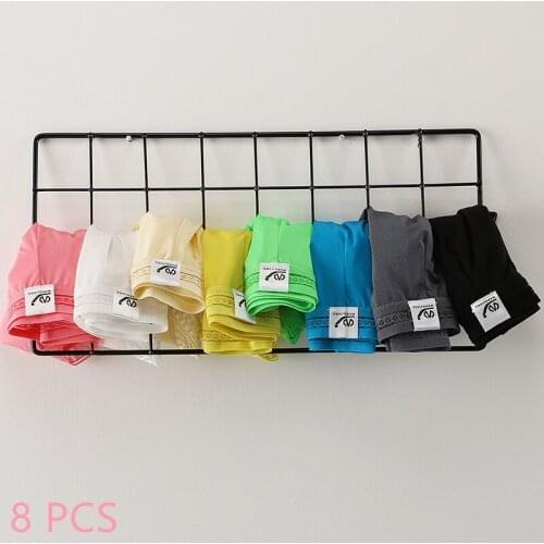 8 Pcs/lot Ice Silk Mens Underwear Boxers Breathable Men Underwear Briefs Sexy Large Size U Pouch Drop Shipping 8 Color Lingerie