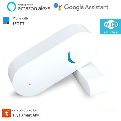 Tuya Smart WIFI Door and Window Sensor Door Open / Closed Detectors Smart Switch Remote Linkage Work With Alexa And Google Home