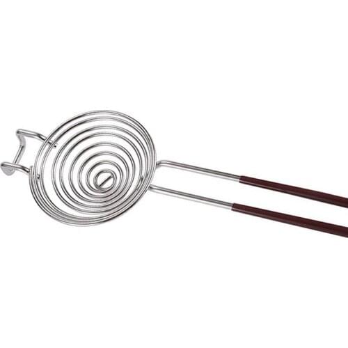 New Portable 1PC Spiral Stainless Steel Egg White Separator Egg Yolk Remover Divider with Long Handle Kitchen Tool