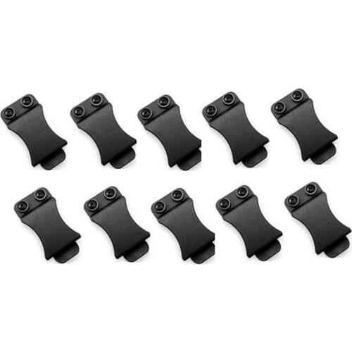 10PCS/LOT Quick Clips for 1.5 inch Belts for Kydex Belt Clip Loop with Screw Fits Applications Tool Part