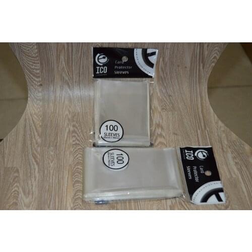 100pcs 65*90mm Card Sleeves Cards Protector Barrie for magic tool the for trading board game card sleeves