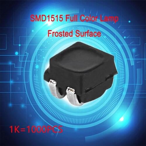 1000 pcs ,SMD1515 full color LED lamp of Frosted suface used for LED display maintenance，Indoor RGB components for display