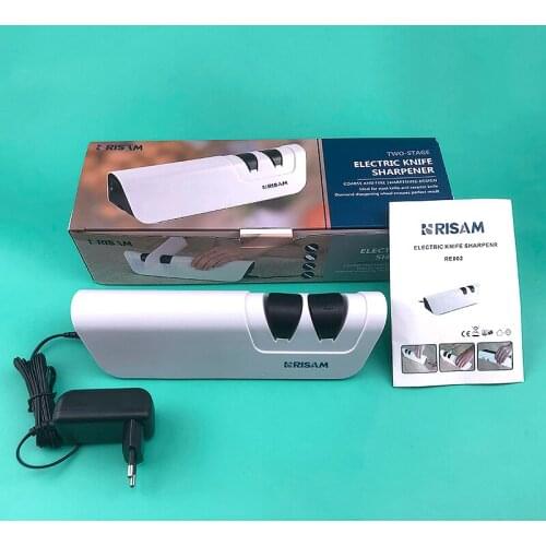 2021 electric knife sharpener sharpening set quick sharpening carbon steel material diamond wheel fixed angle sharpener hot sale