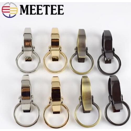 4/10pcs Meetee ID25mm Metal Bag Strap Buckles Lobster Clasp Dog Collar Clip Snap Hook Keychain DIY Hardware Part Accessories