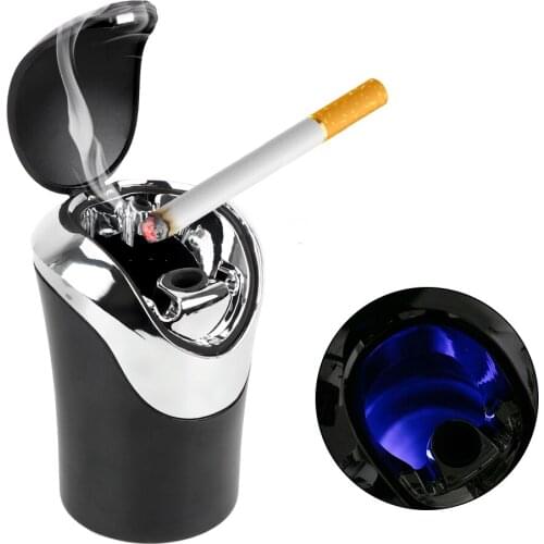 Car Ashtray Interior Accessories Portable Storage Cup Holder Smoke Ash Cylinder Cigarette Smoke Holder