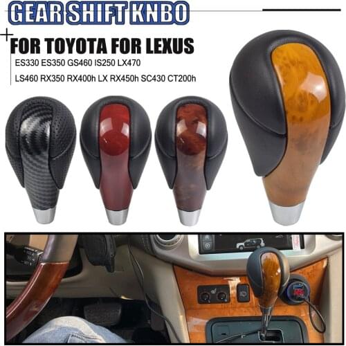 For Toyota For Lexus IS-F IS250 IS300 IS350 LX470 ES300 ES300h ES330 LS600h RX350 RX450h SC430 Plating Walnut Gear Shift Knob
