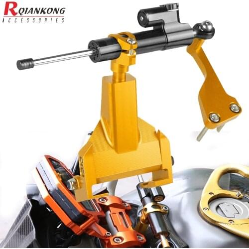 FOR YAMAHA MT-07 MT07 mt07 2016 2017 2018 Motorcycle Steering Stabilizer Damper Mounting Bracket Kit FZ-07 FZ07 fz 07 2016-2018