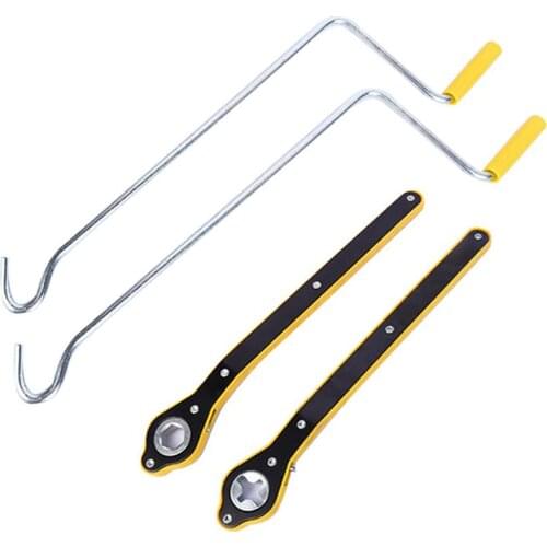 Labor-Saving Jack Ratchet Wrench Cross/ Hex Style Car Jack Wrench Tool For Off-road, Family, Cars Trucks Tires Auto Accessorise