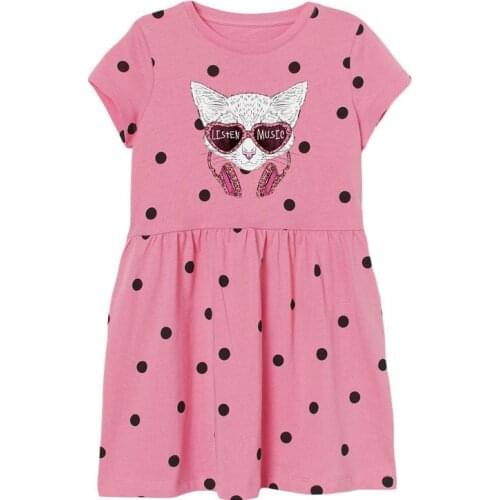 Brand Quality Baby Girl Clothes 100% Knitted Cotton Kids One-piece Beach Dress Summer Children Infant Princess Dresses for Girls