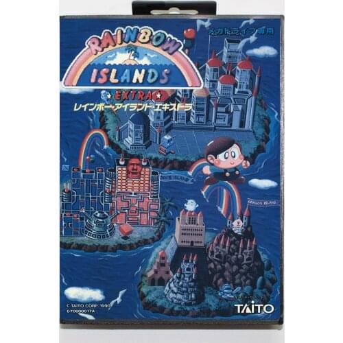 Rainbow Island 16bit MD Game Card For Sega Mega Drive/ Genesis with Retail Box