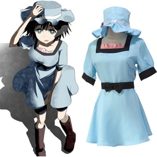 Games Steins Gate Cosplay Costumes Shiina Mayuri Lolita Maid Princess Dress Full Set Women Girls Party Carnival Uniform Clothes