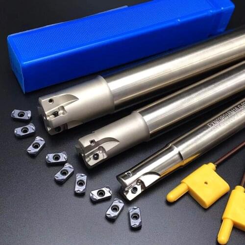 HSS EXN03R CNC End Milling Cutter Bar EXN03R Plane Milling Machine Ultra High Feed Lathe Tool LNMU0303ZER High Quality Insert