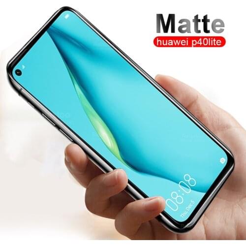 Anti-fingerprint matte screen protector for huawei p40 lite p 40lite p 40 lite frosted protective glass temper glas flim p40lite