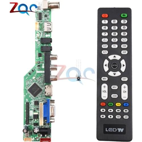 New Universal LCD Controller Board Resolution TV Motherboard VGA/HDMI/AV/TV/USB HDMI Interface Driver Board