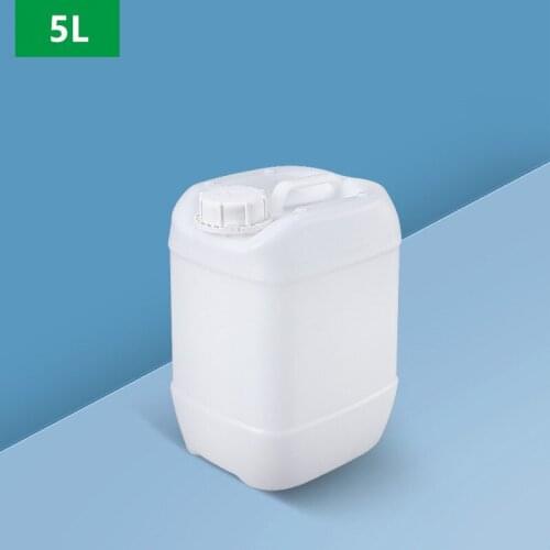 1PCS 5L Plastic Jerry Can Empty HDPE Material Lotion Liquid Storage Container Thicken Stackable Plastic Container