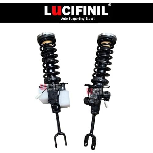 LuCIFINIL Front Strut With EDC Suspension Spring Shock Assembly Fit BMW F01 F02 37116796926 37116796925