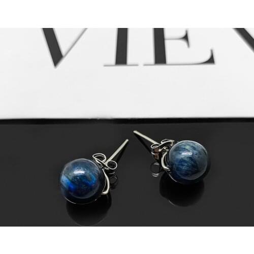 Halloween Earrings for Women Natural Stone Ball Ear Studs Cute Ear Ring Korean Fashion Jewelry 2021 Party Gift Wholesale
