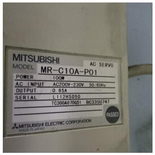 Servo pack MR-C10A-P01 , Used one , 90% appearance new , 3 months warranty in stock