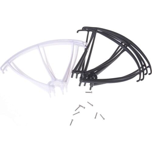 4pc Fit For Syma X5 X5C X5C-1 X5SC X5SW RC Quadcopter Helicopter Spare Parts Protectors Frame Rotor Blade Protection with Screws