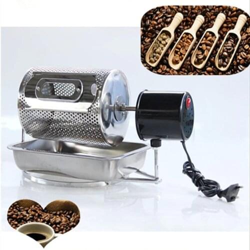 Coffee bean roaster electric stainless steel melon seeds peanut roasting machine for baking chestnut cashew machine ZF