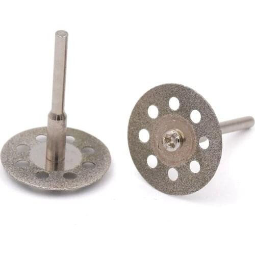 Accessories Diamond Grinding Wheel 10pcs Mini Circular Saw Cutting Disc Diamond Grinding Wheel Rotating Tool Emery Cutting Piece