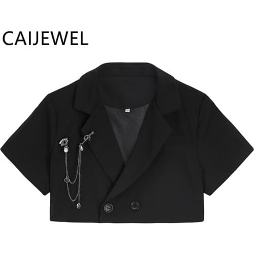 CAIJEWEL Women's Straight Blazers