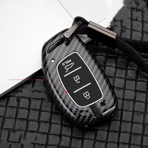 Zinc alloy Car Remote Key Case Cover For Hyundai Tucson Creta ix25 i20 i10 ix20 Verna Mistra Elantra Sonata 2016 2017 2018 2019