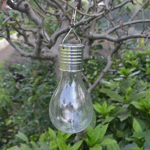 Waterproof Solar Rotatable Outdoor Garden Camping Hanging LED Light Lamp Bulb Hanging Lanterns For party Solar Light Bulb 1pcs