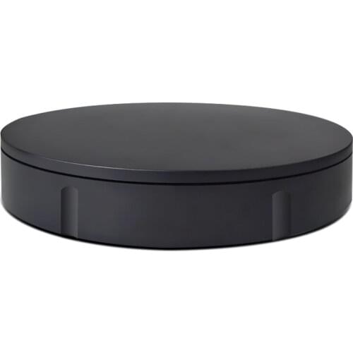 HQ 30X6CM 45/90/120/360 Degree Remote Control Electric Rotating Turntable Display Stand Base Lazy Susan for Photography Shooting