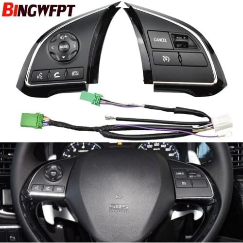 For Mitsubishi Outlander 2016 2018 2019 2020 pander steering wheel audio control button For Mirage 2016