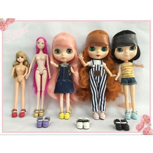 Dolls shoes 2.8cm leather shoes for blyth Azone OB doll licca doll holal dolls etc