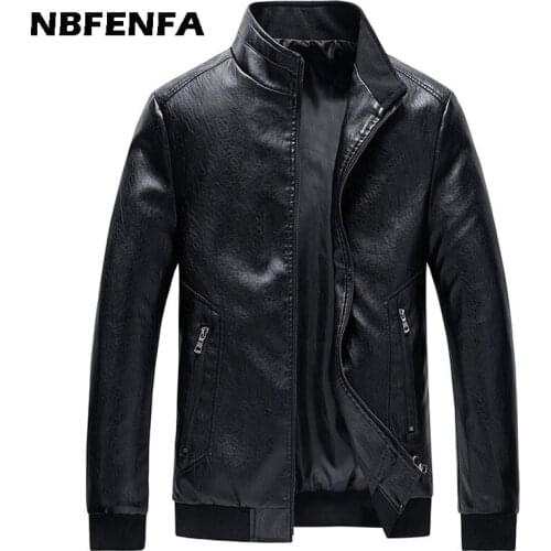 Men Faux Leather Jackets PU Coats Male Biker Motorcycle Vintage Outwears Outdoor Sport Jacket Autumn Spring Men Clothing LX026