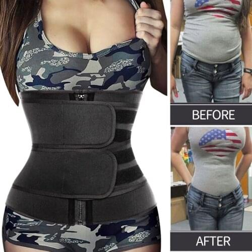 LEOSOXS New 1Pc Waist Trainer Reducing Shapers Slimming Trimmer Belt Body Shaper Neoprene Tummy Shapewear Woman Cincher Corset