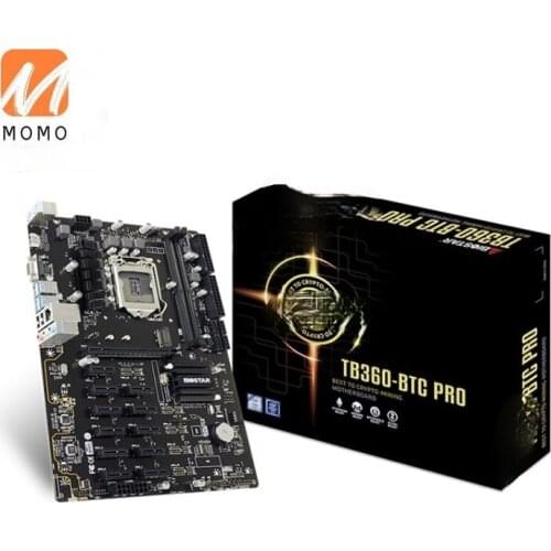 TB360-BTC PRO Motherboard for Mining Support 12 Graphics Card for BTC ETH ZEC Mining Intel B360 Motherboard