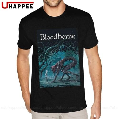 Bloodborne Dark Souls Tees Shirt Adult Urban Tshirt Mens Short Sleeves Low Price Branded Unique Apparel